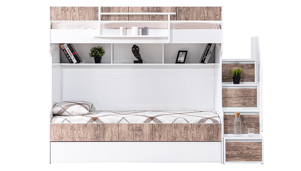 Serna Yavrulu Kahverengi Bunk - 3