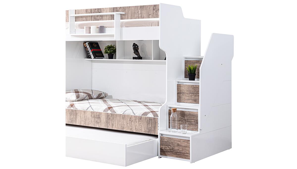 Serna Yavrulu Kahverengi Bunk - 6