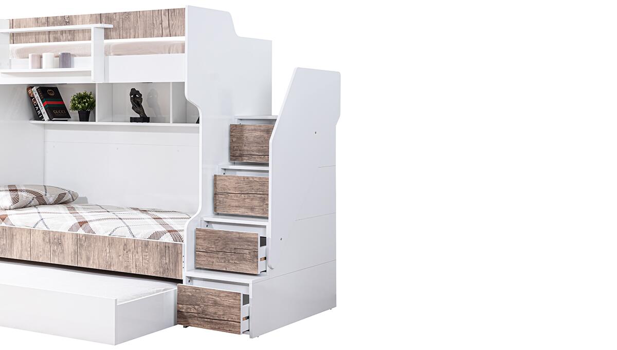 Serna Yavrulu Kahverengi Bunk - 7
