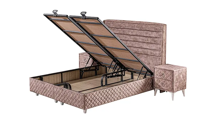 Sivela Bed and Base Set - 3