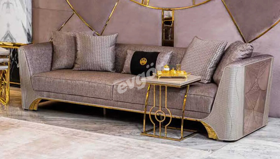 Sofi Lüks Üçlü Koltuk