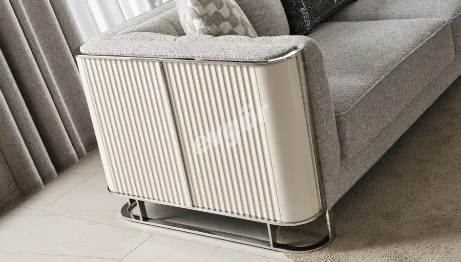 Solid Luxury Sofa Set - 3