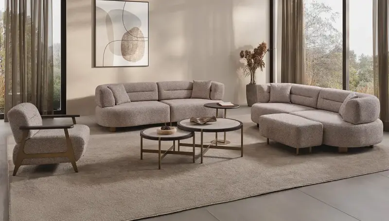 Solis Modern Sofa Set - 1