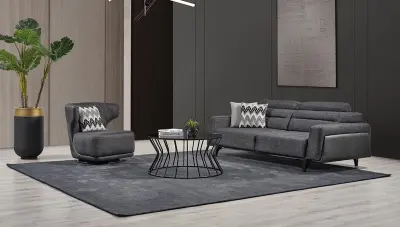 Sorti Anthracite Sofa Set - 4