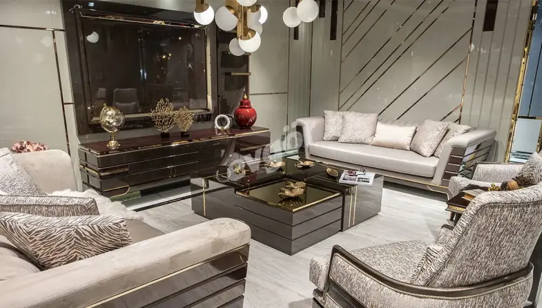 Stella Luxury Sofa Set - 4