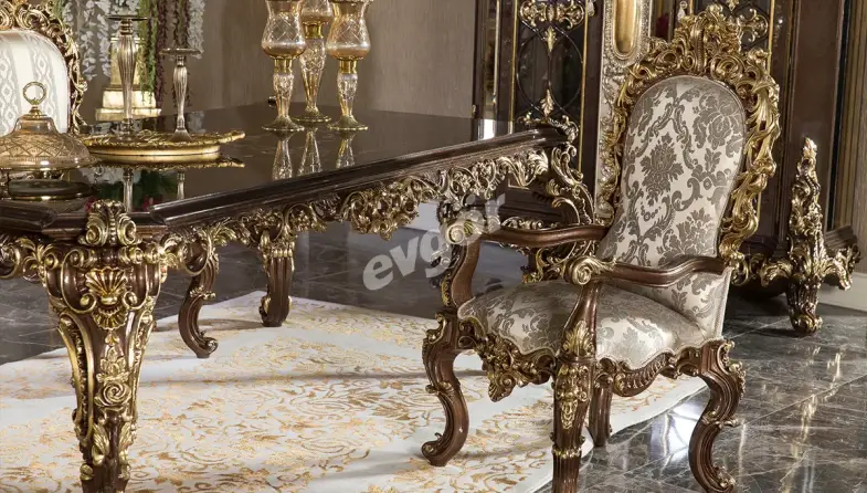 Süleyman Şah Kahverengi Klasik Sandalye - 1