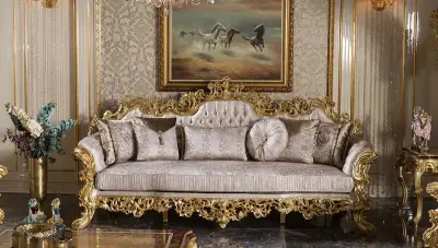 Süleyman Şah Klasik Üçlü Koltuk - 3