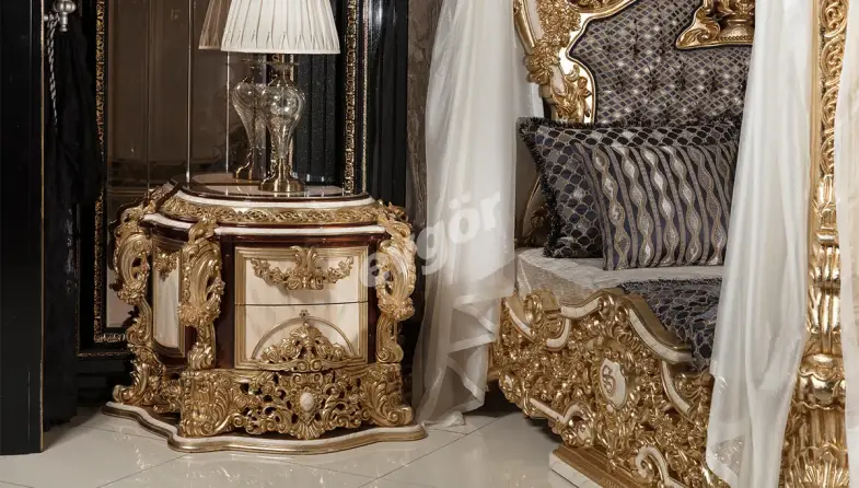 Sultan Krem Klasik Komodin - 1