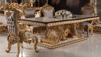 Taç Mahal Klasik Yemek Masası