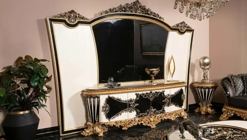 Tandiya Black Sofa Set - 6