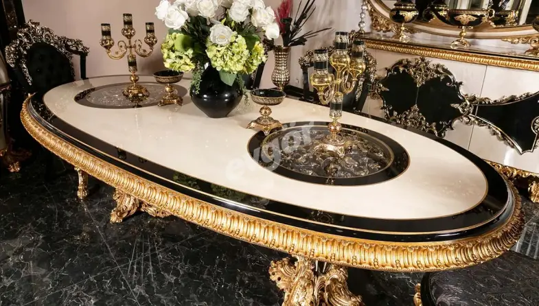  Tandiya Black Classic Dining Table - 1