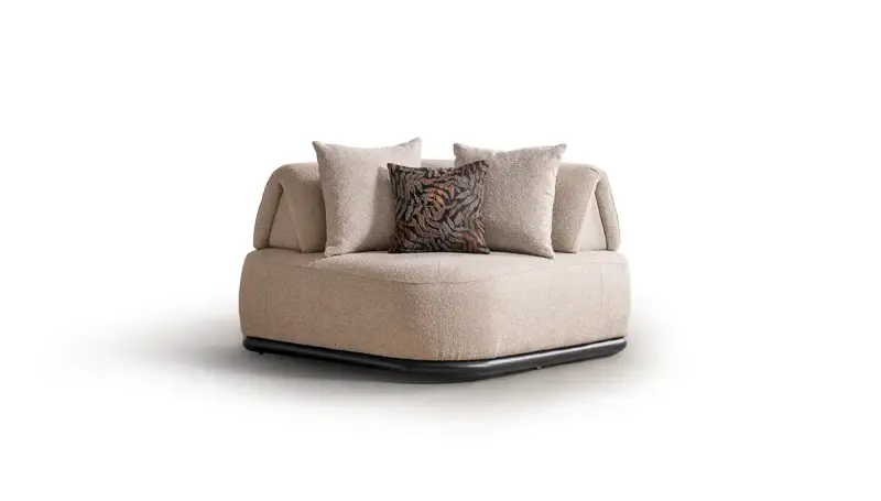 Teddy Modern Sectional Sofa Set - 4