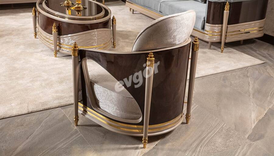 Valeria Ceviz Koltuk Takımı - 7