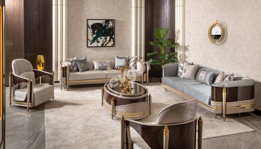 Valeria Ceviz Koltuk Takımı - 1