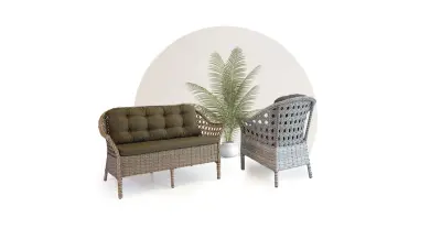 Turner Rattan Seating Group - 2