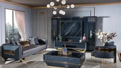 Valentin Metal Sofa Set - 2