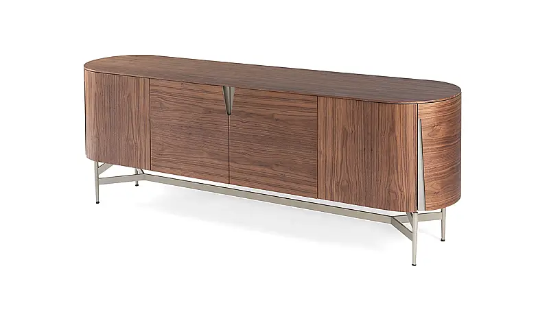 Varena Walnut Modern Console