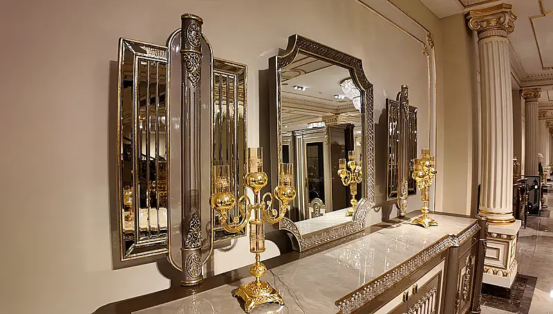 Varna Grey Luxury Sideboard Mirror