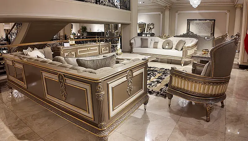 Varna Grey Luxury Sofa Set - 1