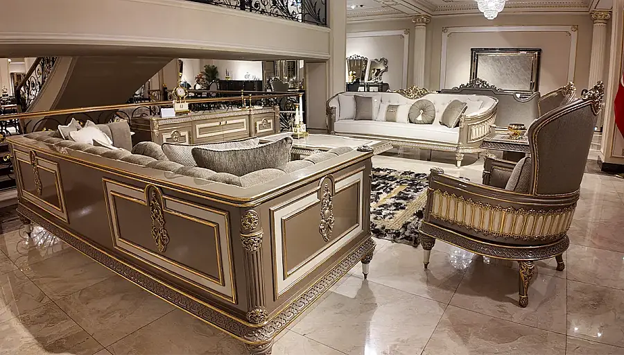 Varna Grey Luxury Sofa Set - 1