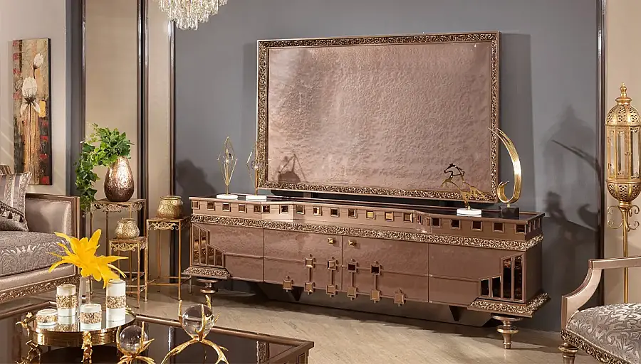 Velur Avant-garde Sofa Set - 7