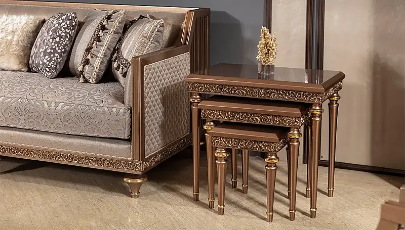 Velur Avant-garde Sofa Set - 6