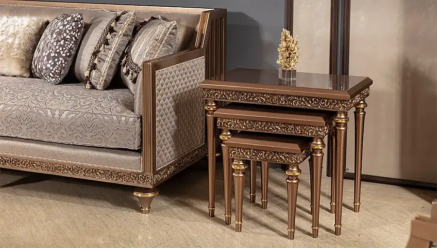 Velur Avant-garde Sofa Set - 6