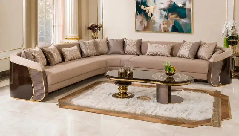 Vesta Luxury Corner Sofa Set