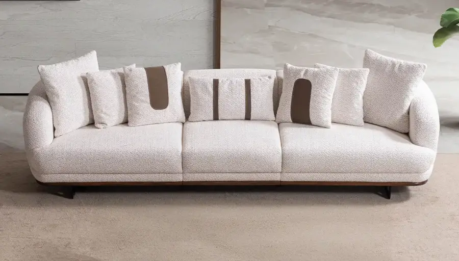 Vintera Modern Beyaz Dörtü Koltuk - 1