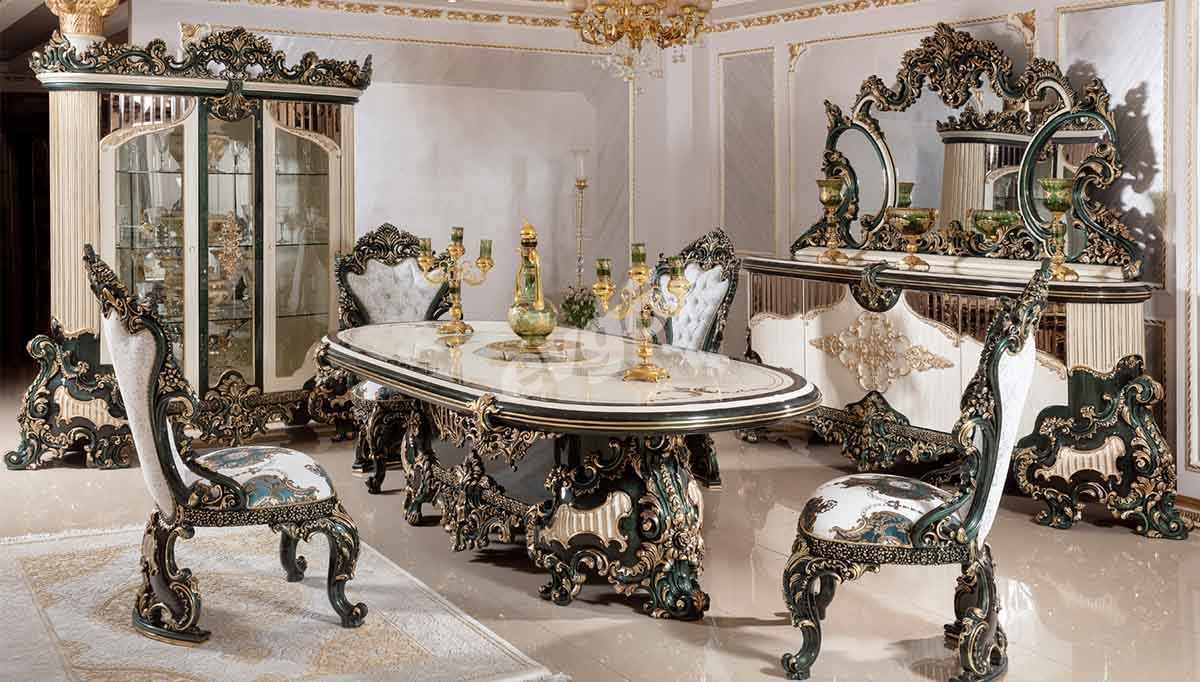 Viyola Yesil Classic Dining Room