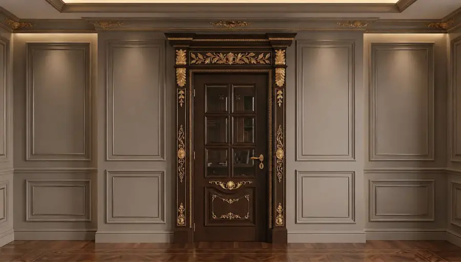 Vuslat Classic Crowned Decorative Door - 3