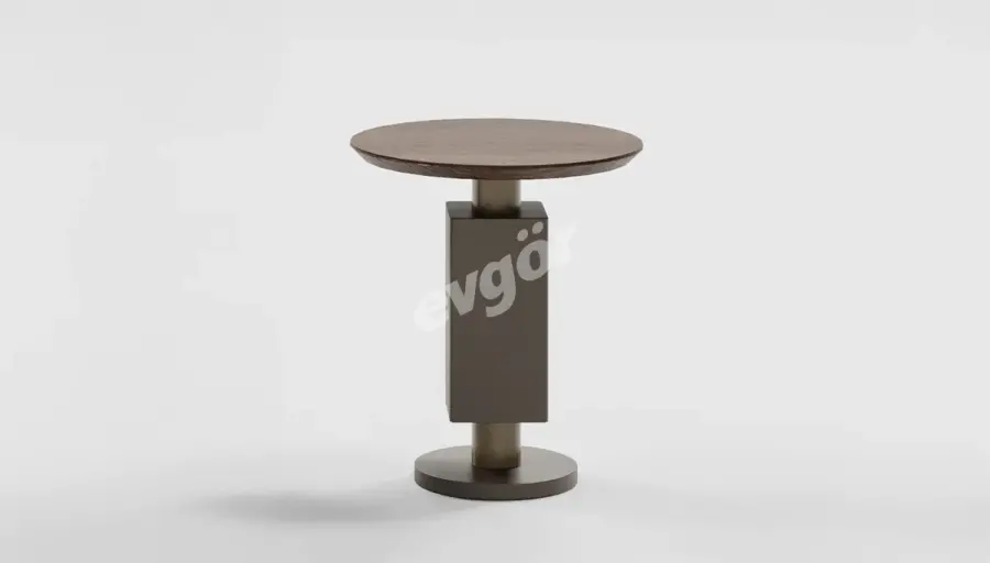 West Ceviz Küçük Yan Sehpa - 1