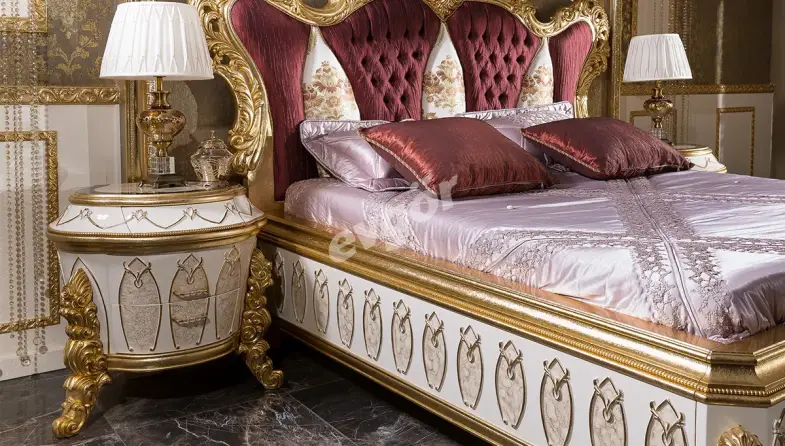 Yakut Bordo Klasik Komodin - 1