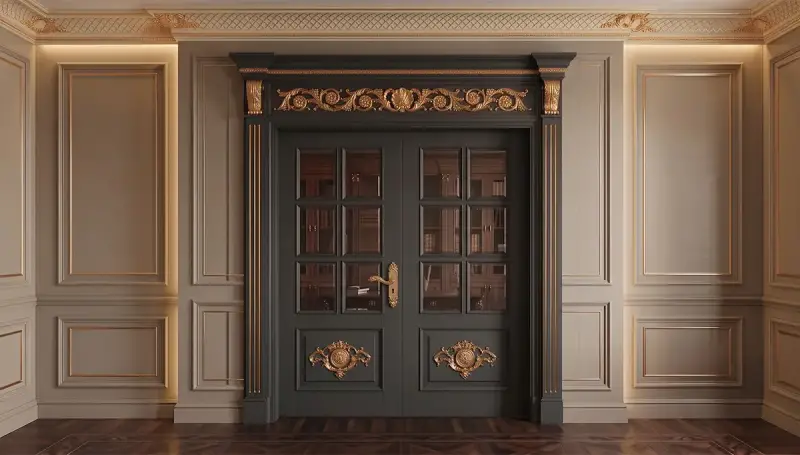 Yankı Classic Double-Leaf Decorative Door - 2