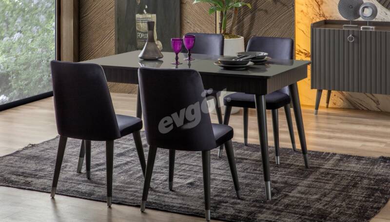 Zenose Antrasit Modern Yemek Odası - 2