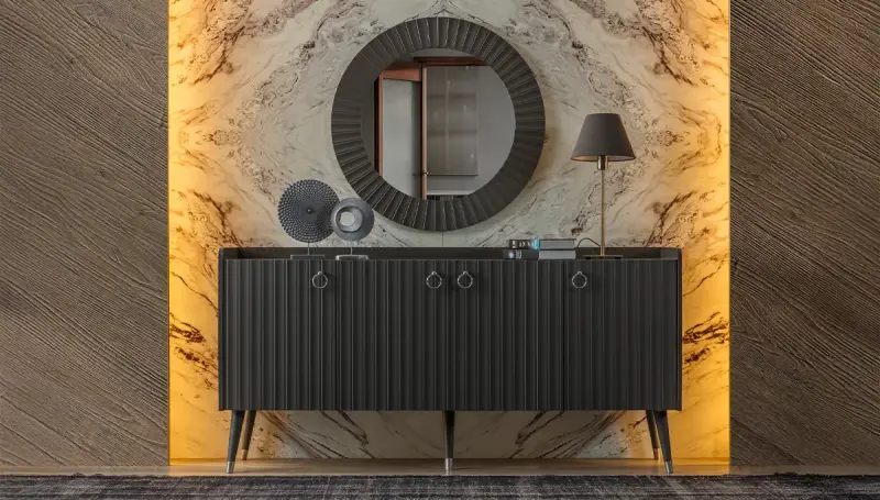 Zenose Antrasit Modern Yemek Odası - 4