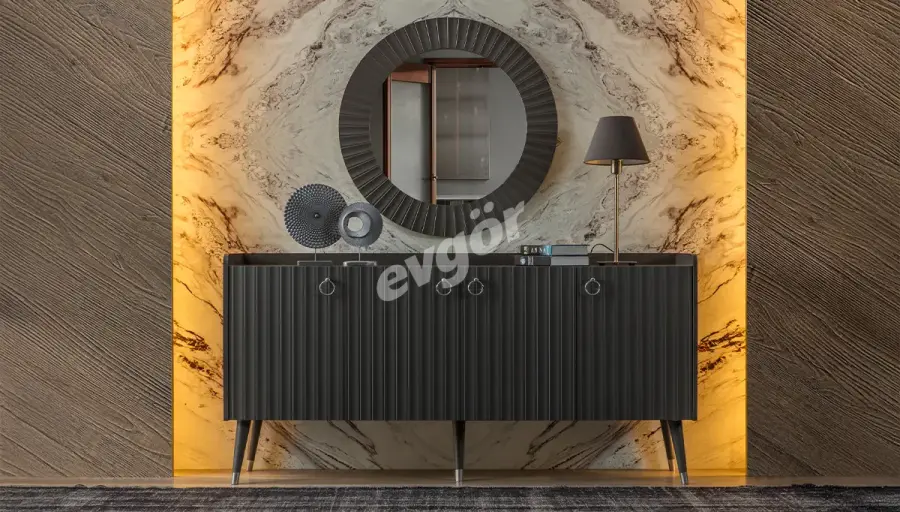 Zenose Antrasit Modern Yemek Odası - 4