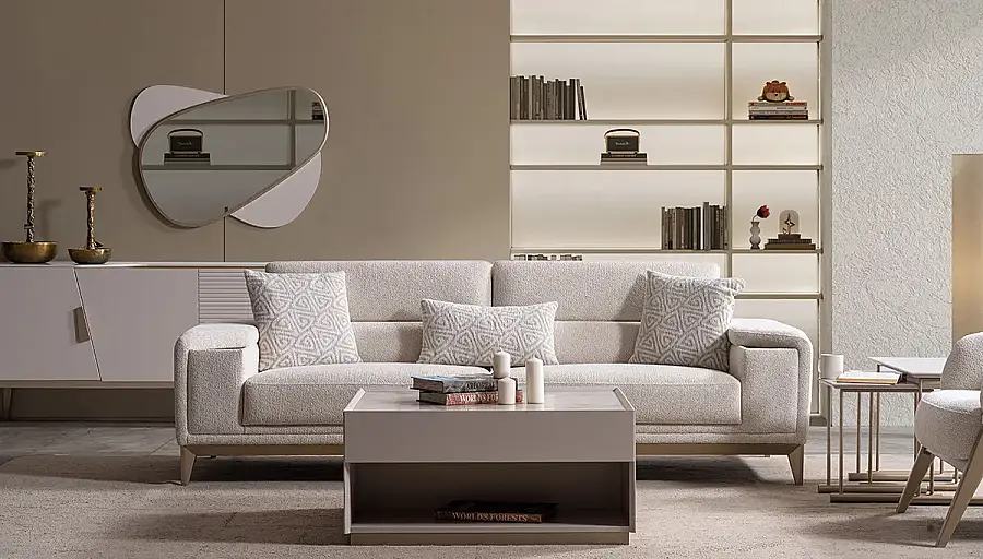 Zera Modern Two Seat Sofa - 1