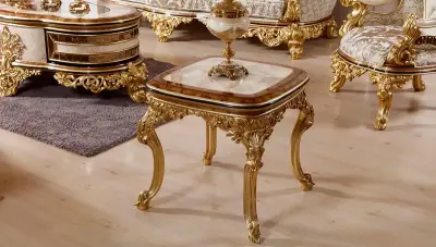 Zerano Carved Sofa Set - 6