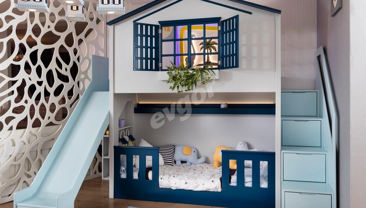 Ev Ranzalı Montessori Çocuk Odası Sip
