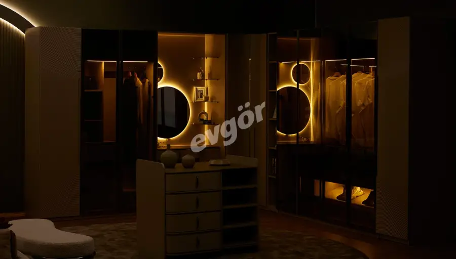 Eyfel Modern Köşe Dolap - 5