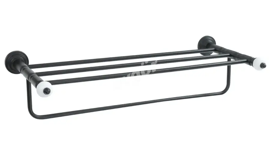 Fantasia Köşesiz Mat Siyah Havlu Bar - 1