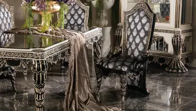 Fethiye Siyah Klasik Sandalye