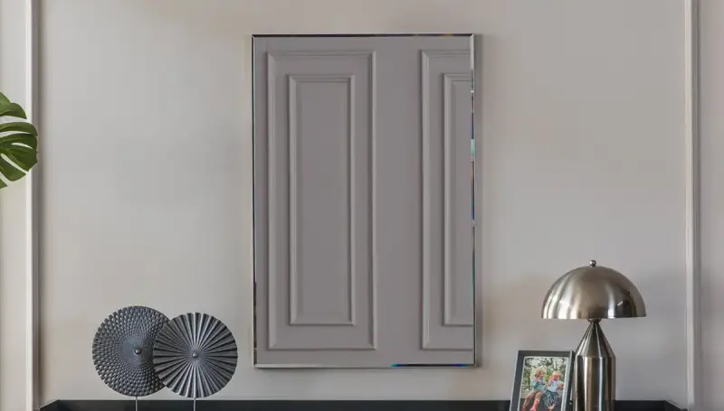 Adelya Antrasit Gri Modern Konsol Aynası