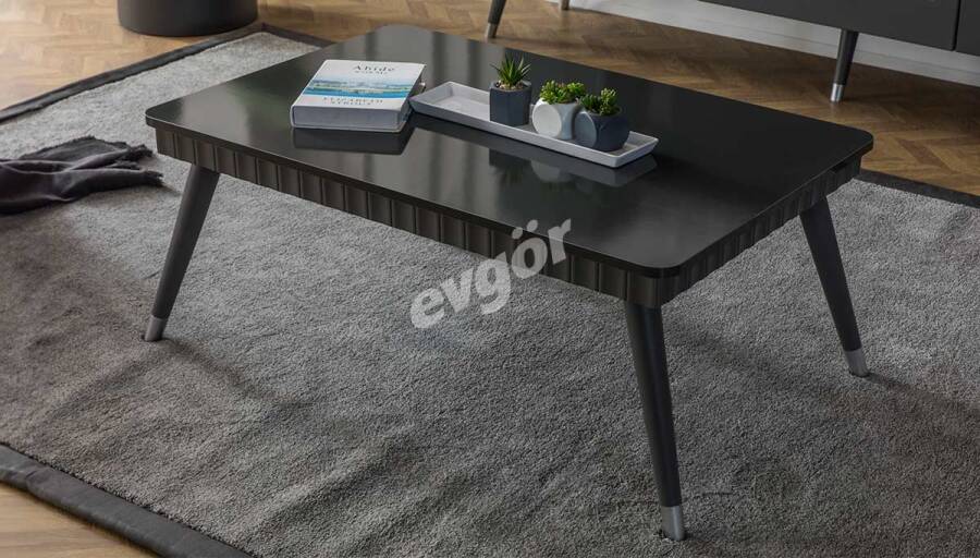 Adelya Antrasit Gri Modern Orta Sehpa - 1