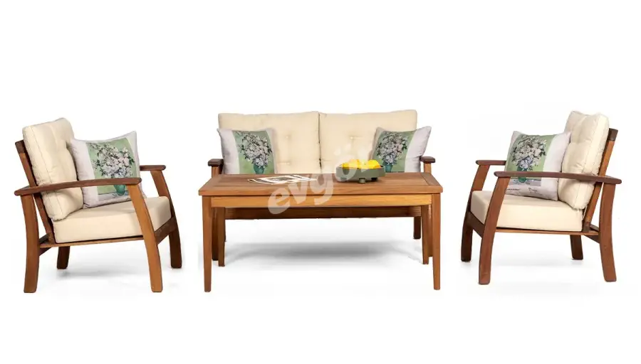 Akasya Ensemble de table de jardin - 1