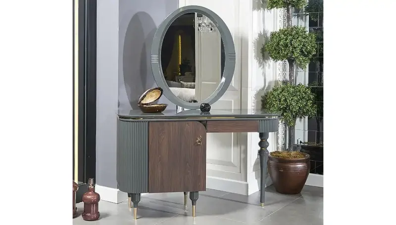 Akron Modern Krem Yatak Odası - 6