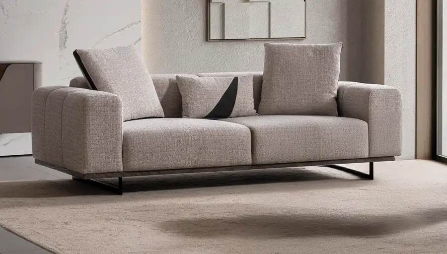 Alpina Modern Üçlü Koltuk - 1