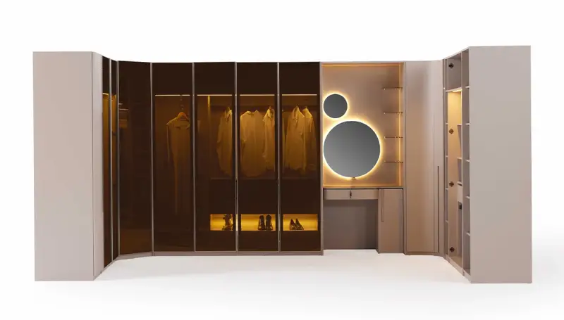 Armoire d'Angle Moderne Eyfel - 6