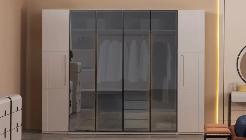 Armoire Moderne 6 Portes Lovera
